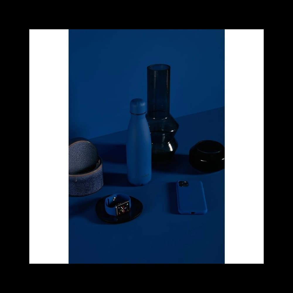 PURO ICON Thermal Stainless Steel Water Bottle 500ml (Dark Blue) (Powder Coating) - 5