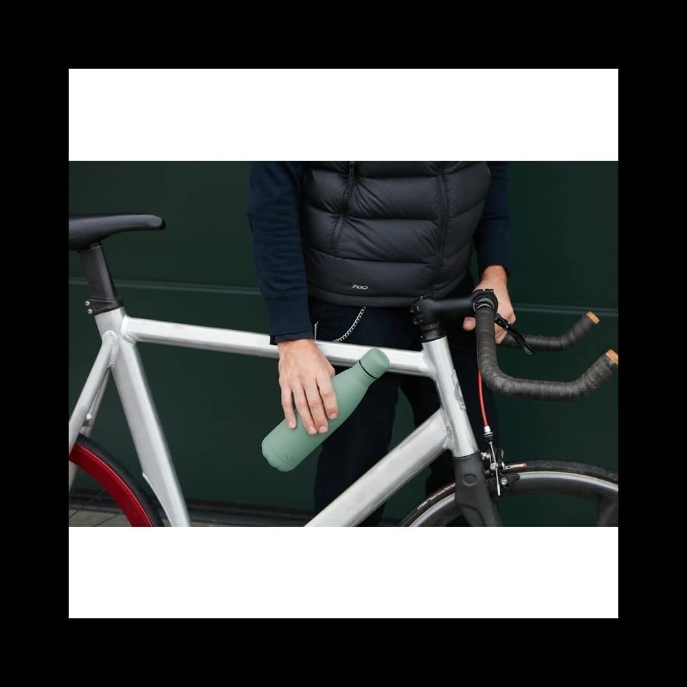 PURO ICON Thermal Stainless Steel Water Bottle 500ml (Green) (Powder Coating) - 7