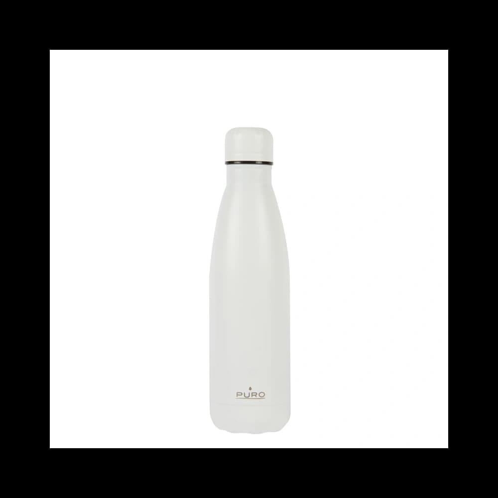 Sticlă termică din oțel inoxidabil PURO ICON 500ml (Alb) (Acoperire cu pulbere) - 1