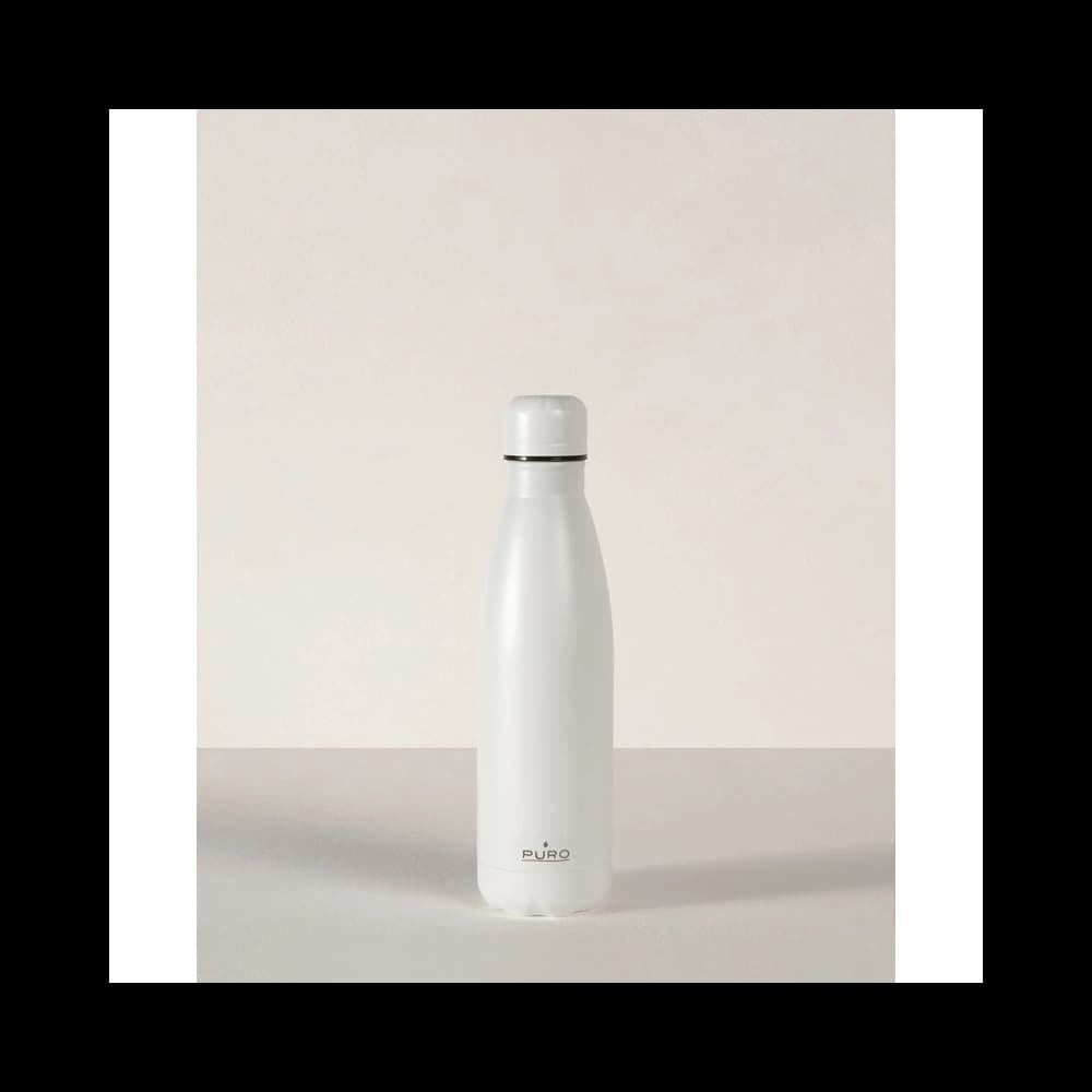 Sticlă termică din oțel inoxidabil PURO ICON 500ml (Alb) (Acoperire cu pulbere) - 2