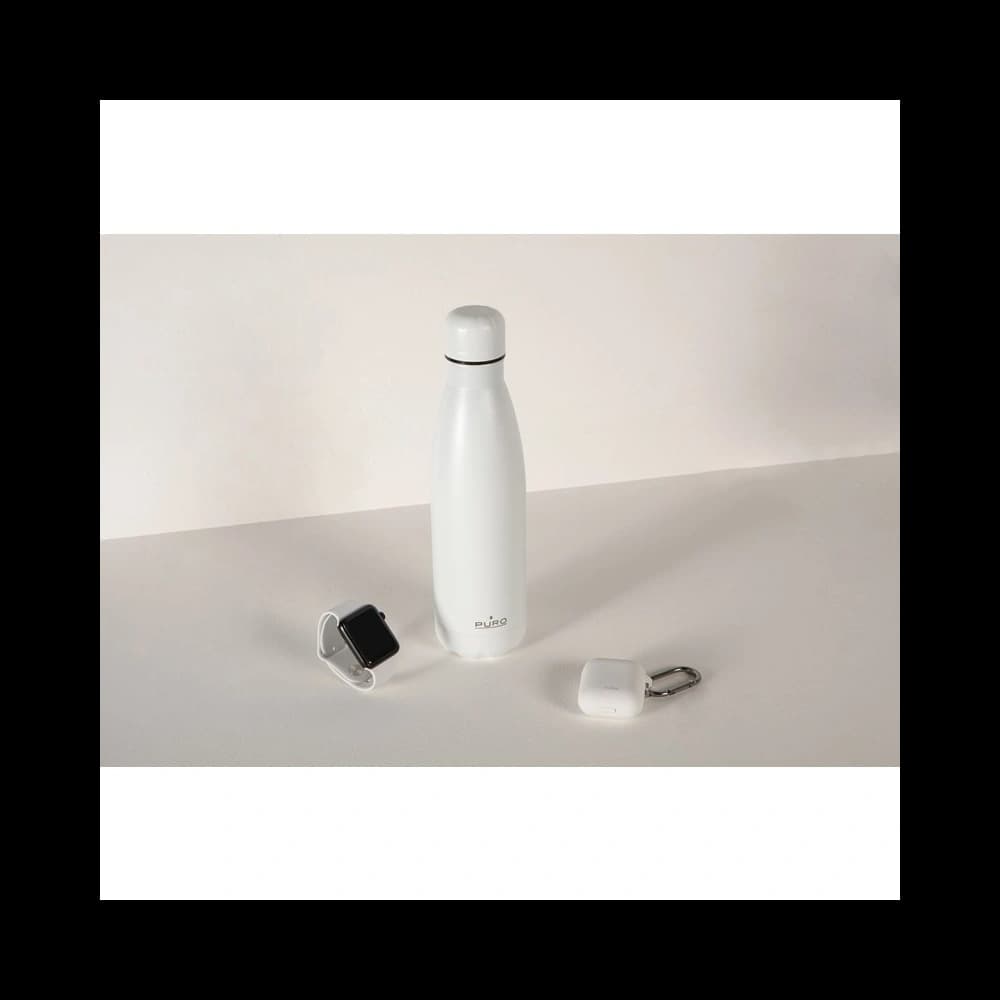 Sticlă termică din oțel inoxidabil PURO ICON 500ml (Alb) (Acoperire cu pulbere) - 4