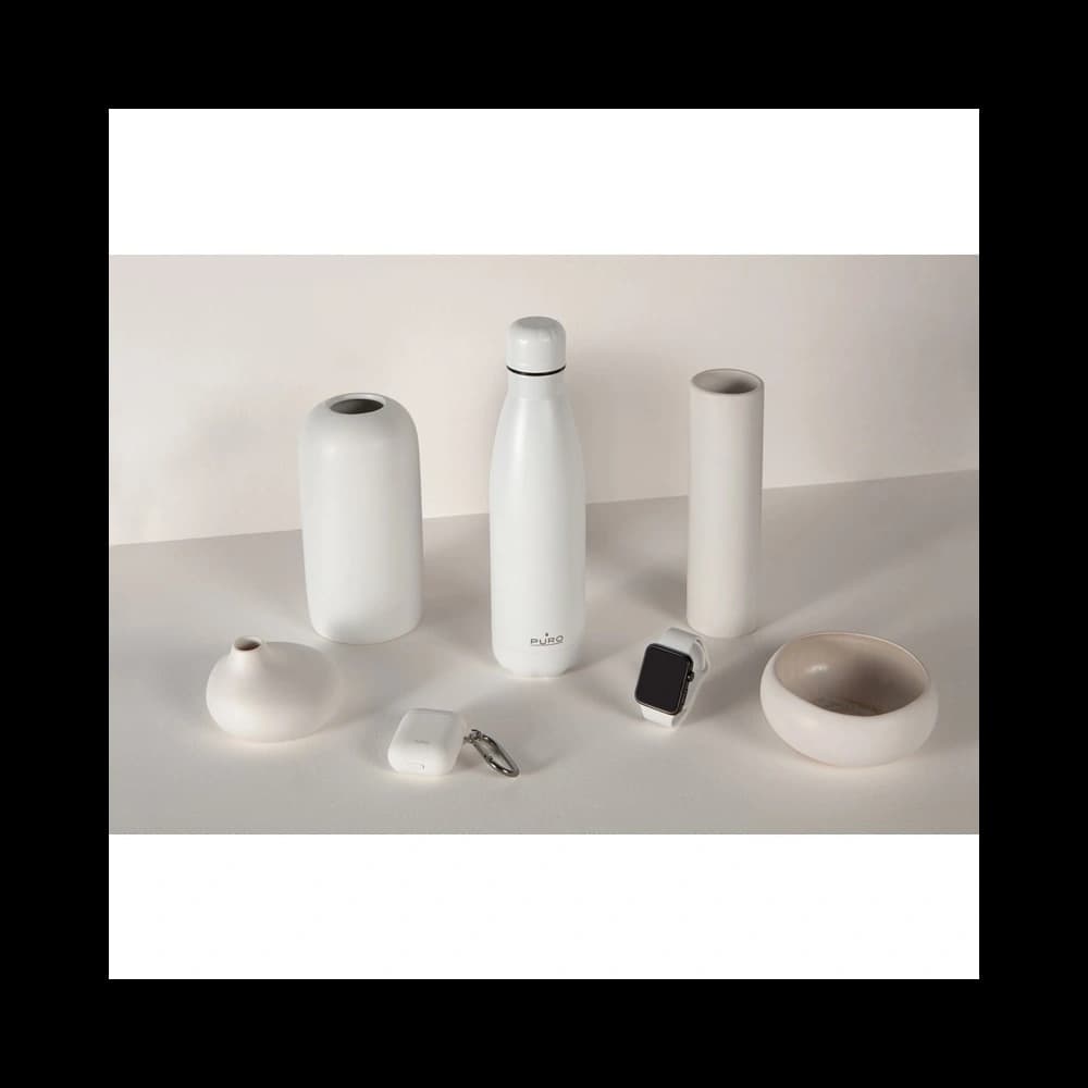 Sticlă termică din oțel inoxidabil PURO ICON 500ml (Alb) (Acoperire cu pulbere) - 5