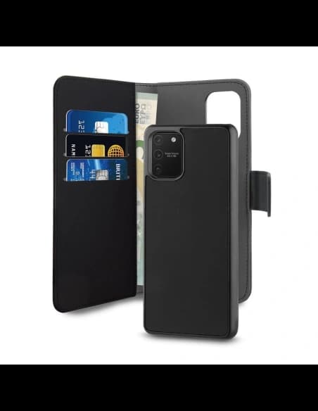 PURO Wallet Detachable 2in1 Samsung Galaxy S10 Lite (black)