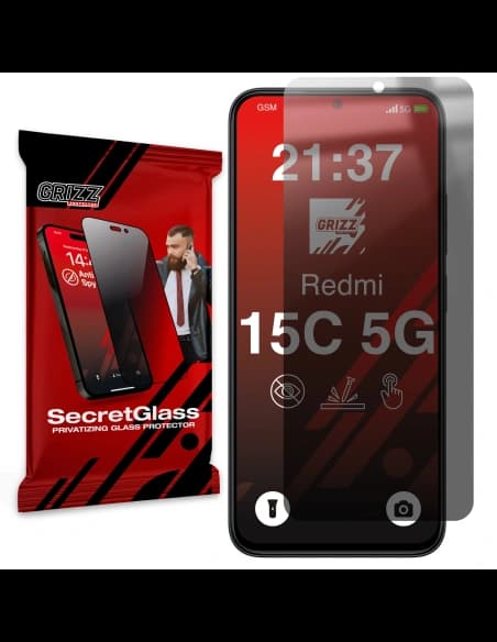 GrizzGlass Matte SecretGlass Xiaomi Redmi 15C 5G
