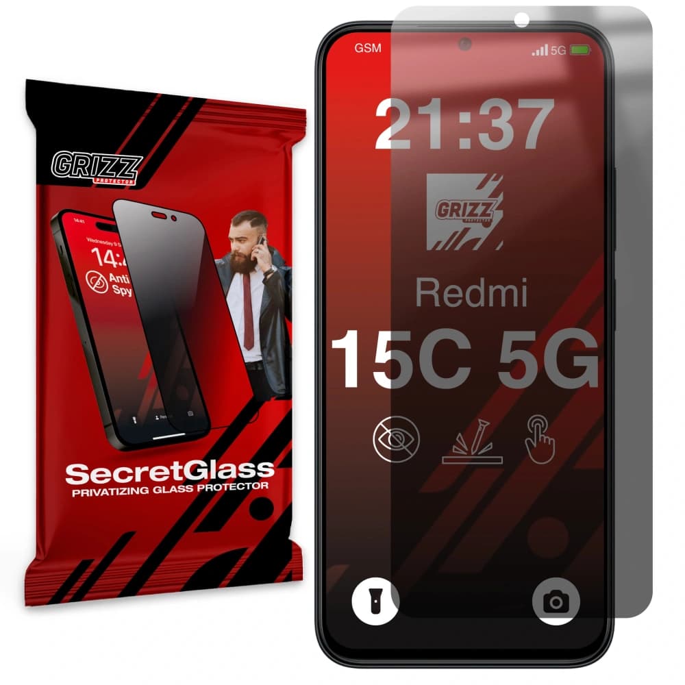 GrizzGlass Matte SecretGlass Xiaomi Redmi 15C 5G - 1