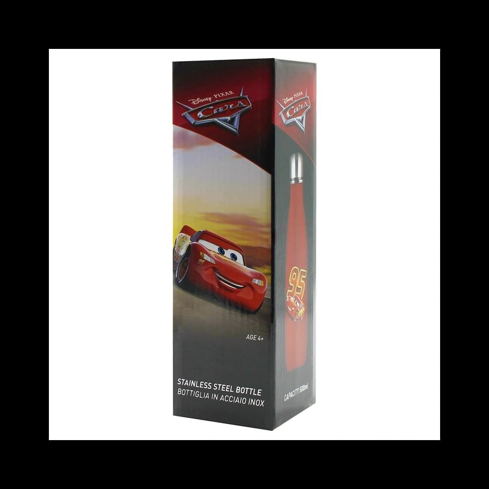 Disney CARS Stainless Steel Water Bottle 500ml (Red) - 2