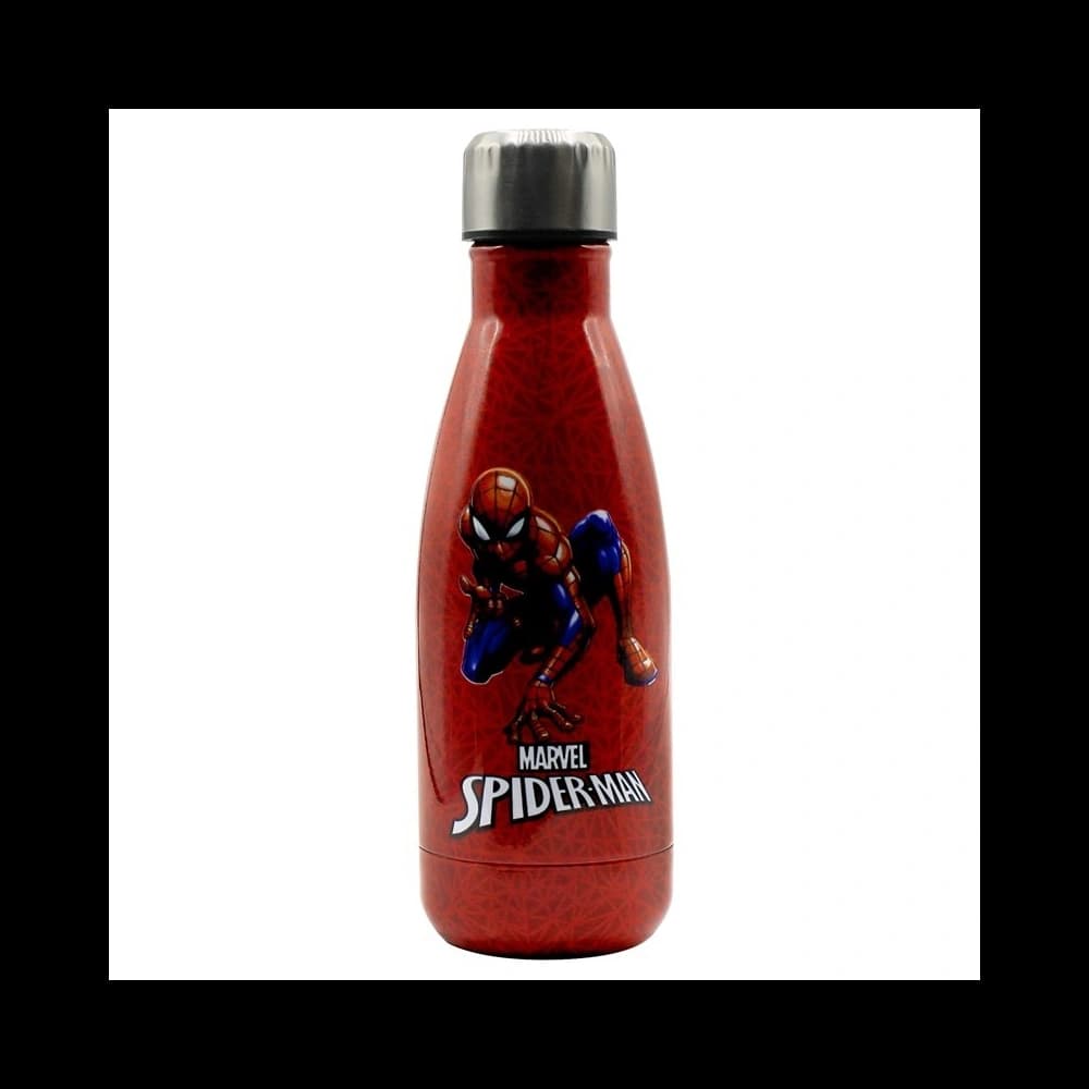 Disney SPIDERMAN Stainless Steel Water Bottle 500ml (Red) - 1