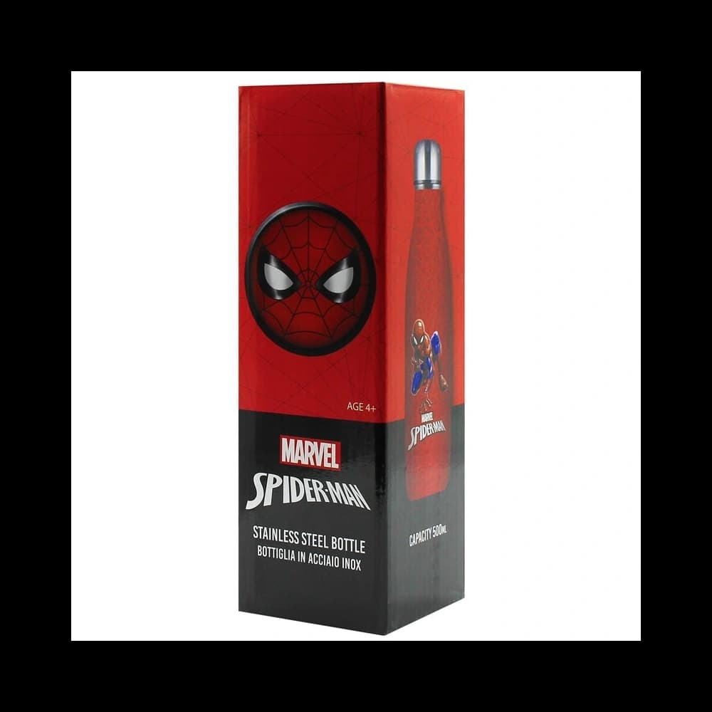 Disney SPIDERMAN Stainless Steel Water Bottle 500ml (Red) - 2