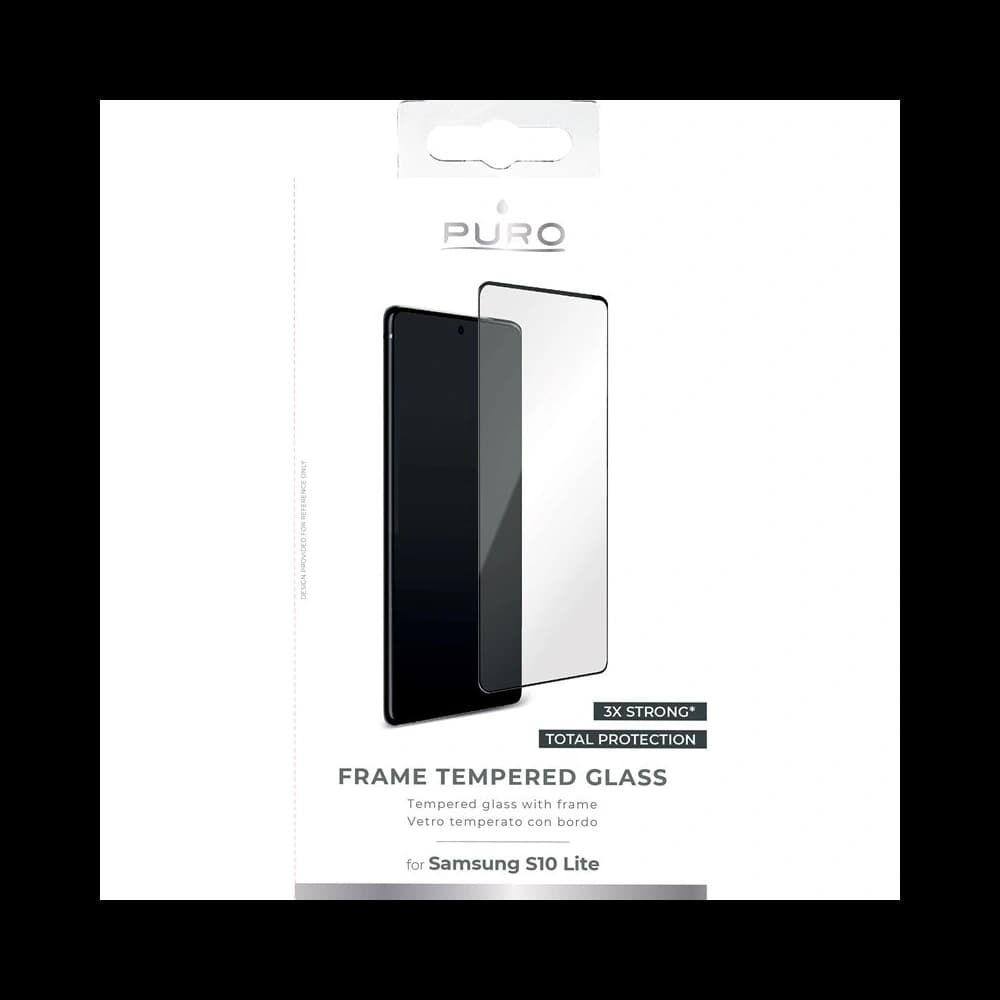 Sklo tvrzené PURO Premium Full Edge Tempered Glass Case Friendly Samsung Galaxy S10 Lite - 2