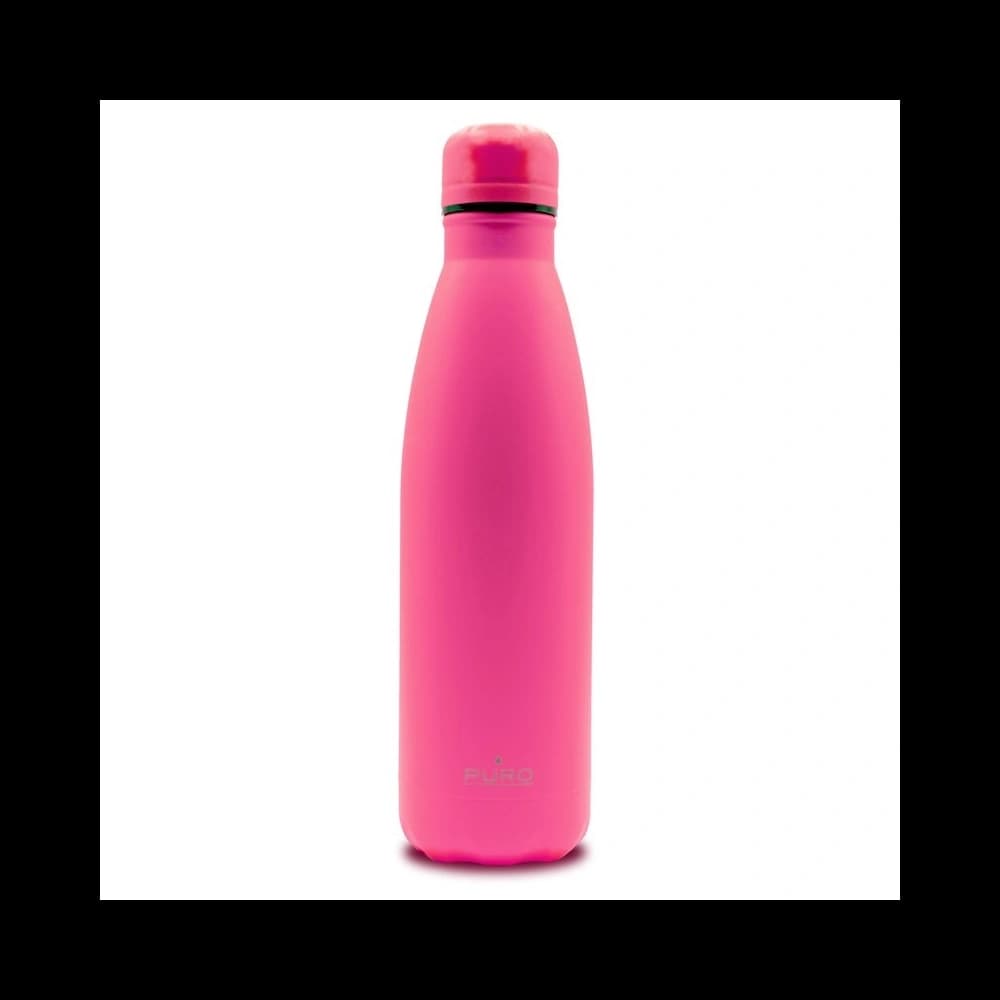 Rozsdamentes acél termosz PURO ICON Fluo 500ml (Fucsia) (Porszórt bevonat) - 1