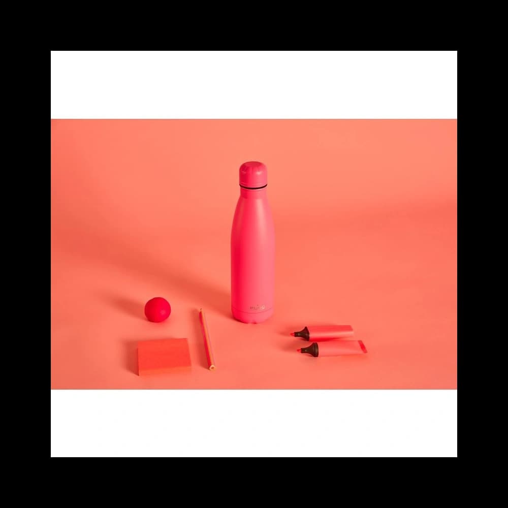 Rozsdamentes acél termosz PURO ICON Fluo 500ml (Fucsia) (Porszórt bevonat) - 3
