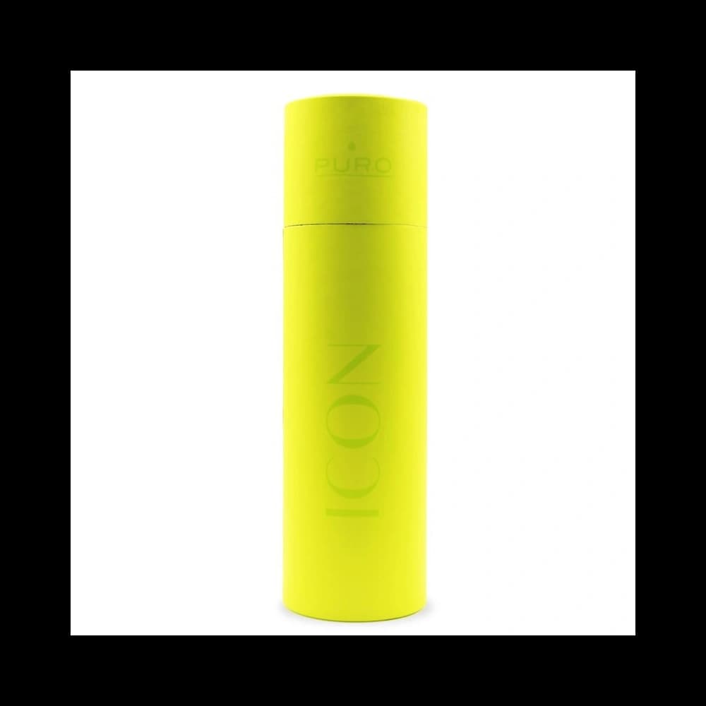 PURO ICON Fluo Thermal Stainless Steel Water Bottle 500ml (Yellow) (Powder Coating) - 2