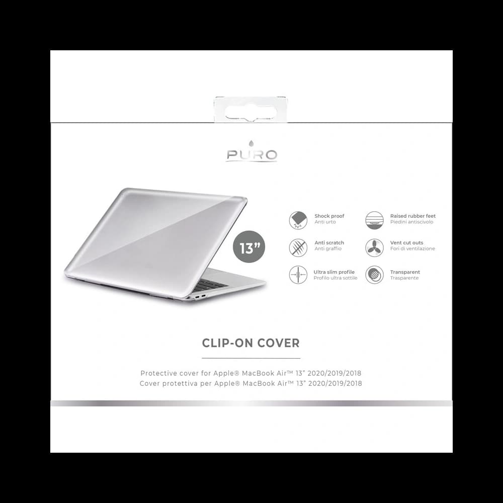 PURO Clip On Macbook Air 13 (2020/2018) (clear) - 6