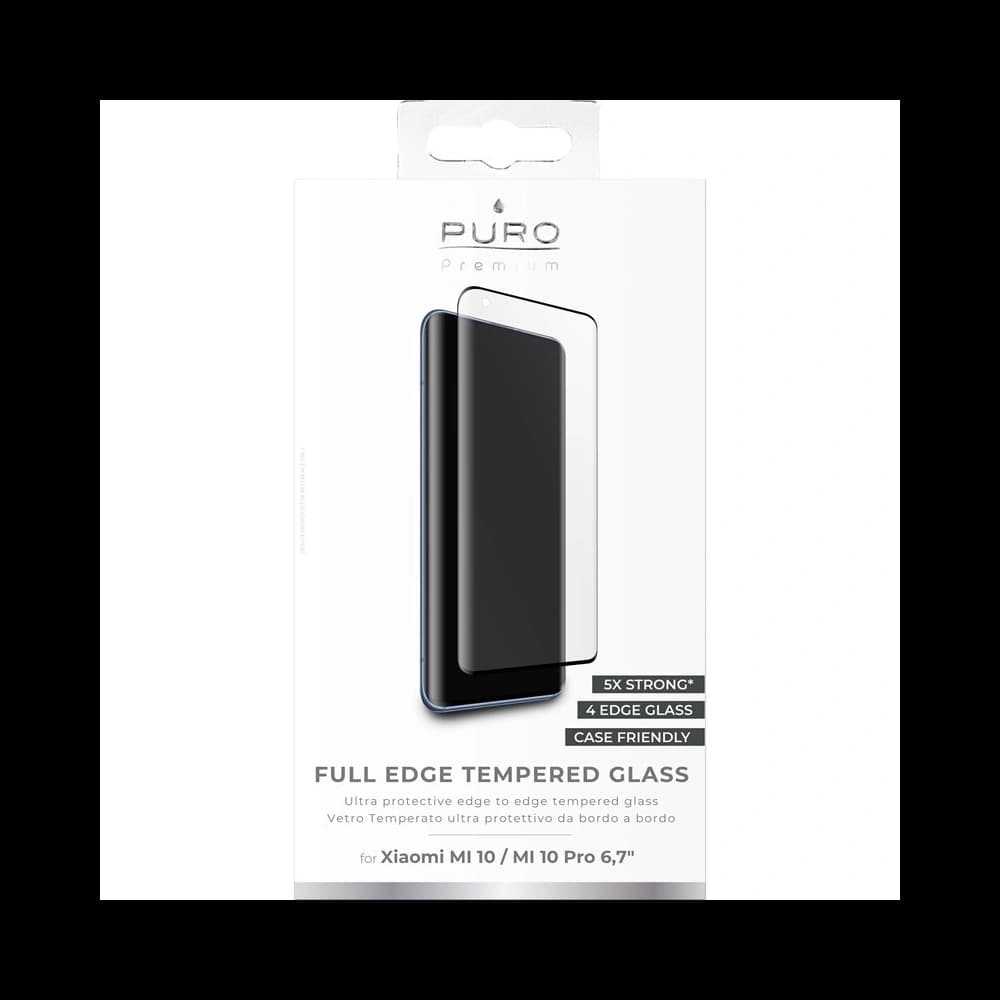 PURO Premium Full Edge Tempered Glass Xiaomi MI 10/Pro (black) - 2
