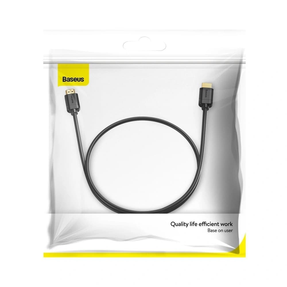 Kabel HDMI 2.0 Baseus, 4K 60Hz, 3D, HDR, 18Gbps, 3m (negru) - 8