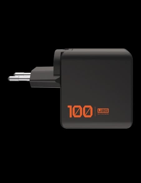 Ładowarka sieciowa UAG Urban Armor Gear SRGE Charger 100W USB-A, 2xUSB-C, wtyczki EU, UK, US w zestawie (black)