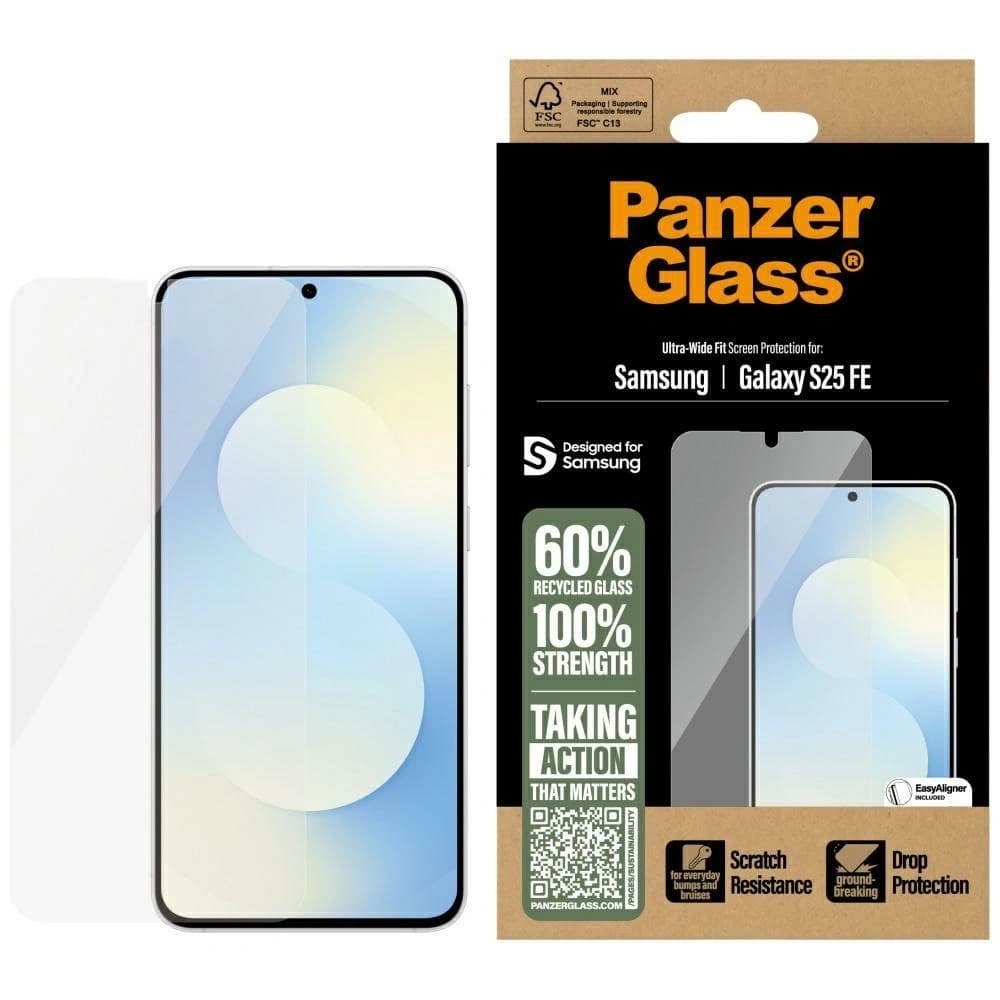 PanzerGlass Ultra-Wide Fit Samsung Galaxy S25 FE - 1