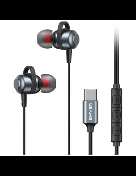 USAMS EP-48 USB-C Stereo In-Ear Kopfhörer Tarnung
