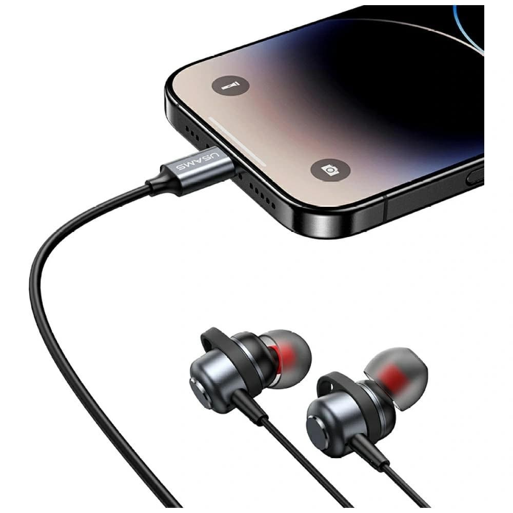 USAMS EP-48 USB-C Stereo In-Ear Kopfhörer Tarnung - 4