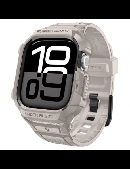 Spigen Rugged Armor Pro V2 Apple Watch 10 / 11 42mm Dune Beige