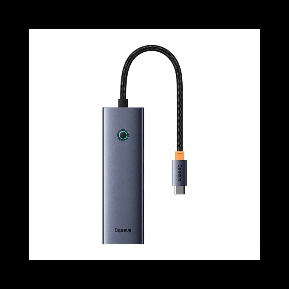 Baseus UltraJoy Hub USB-C 4 în 1 / 4xUSB-A 3.0 (gri) - 2