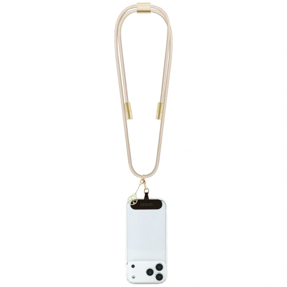 Guess CBDY 4G Charm USB-C / USB-C kabel 150 cm béžový - 2