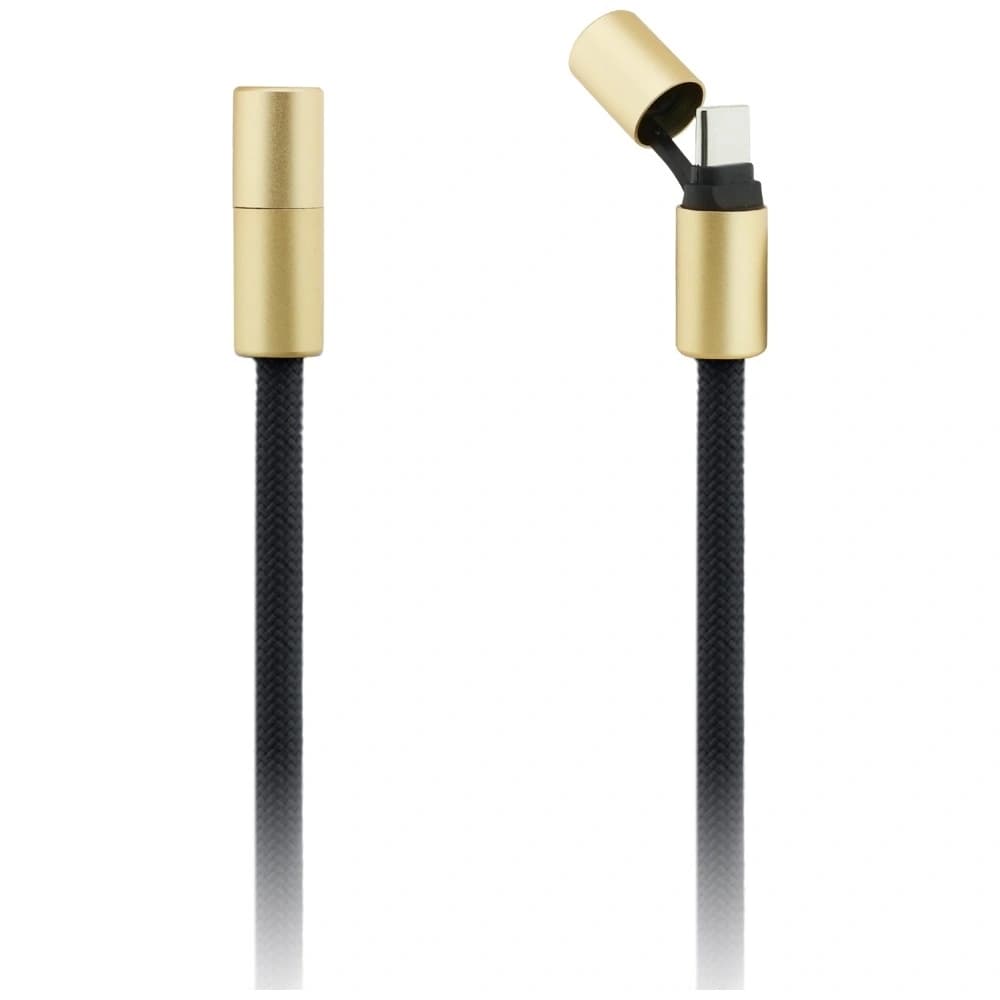 Guess CBDY 4G Charm USB-C / USB-C kabel 150 cm černý - 3