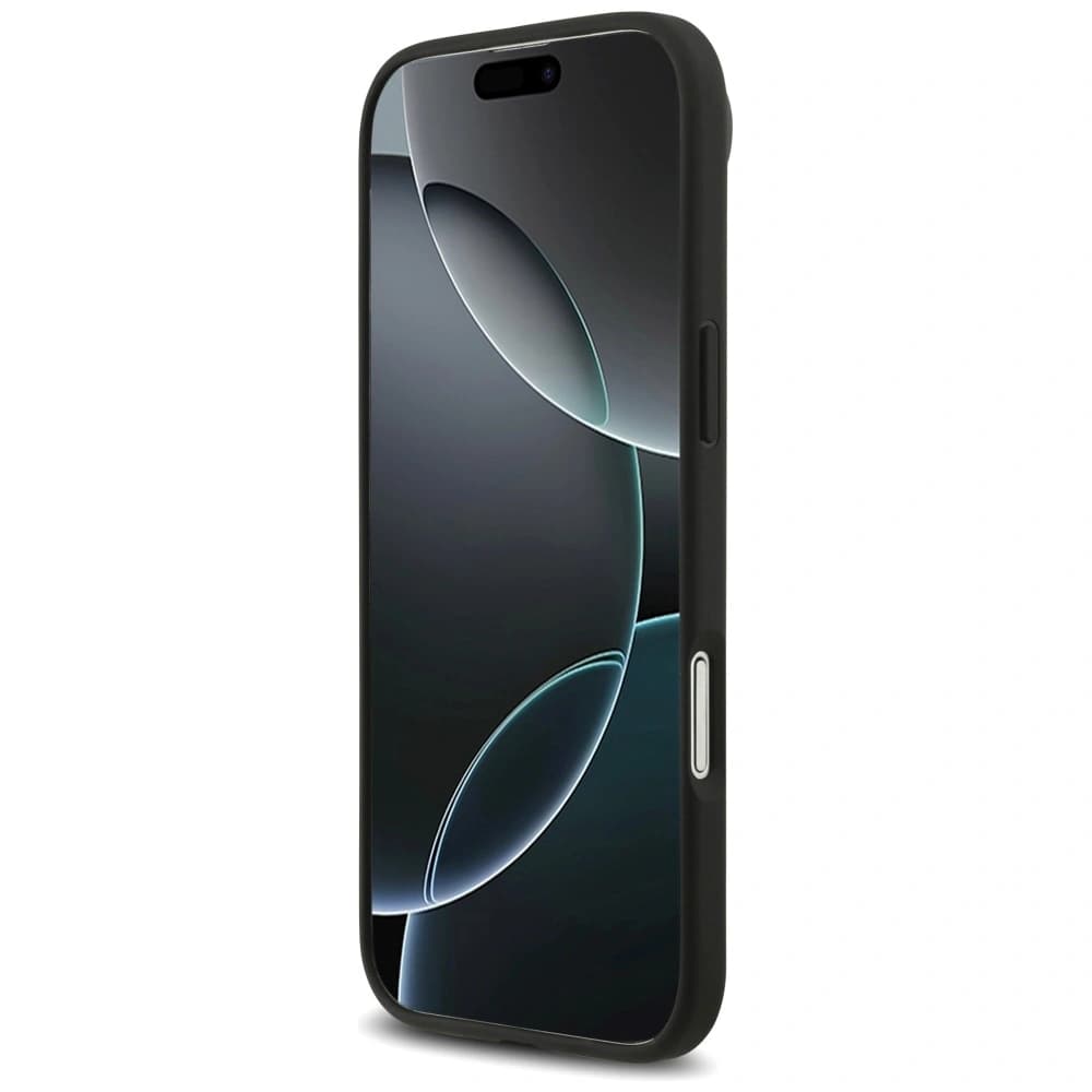 Mercedes kožený vzor hvězdiček pruhy MagSafe Apple iPhone Air černý - 5