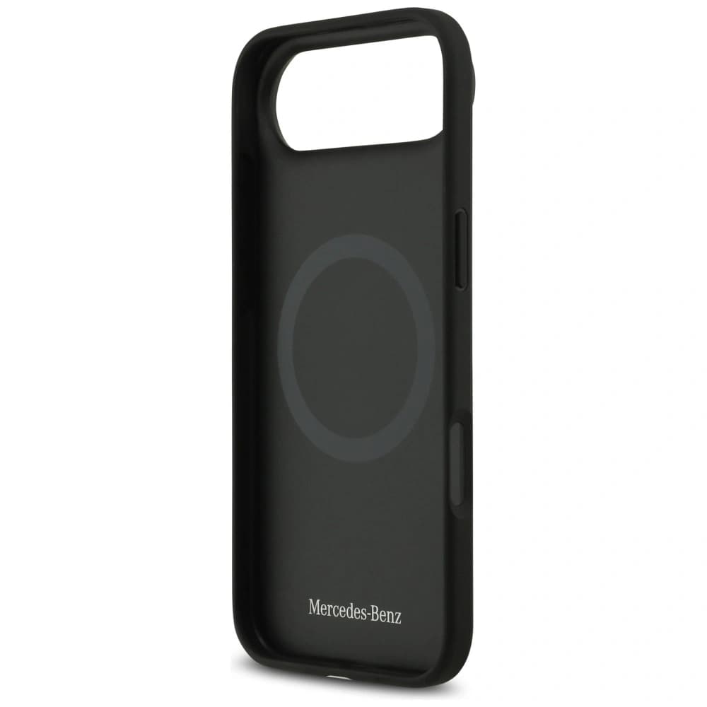 Kožené vintage logo Mercedes MagSafe pro Apple iPhone Air černé - 7