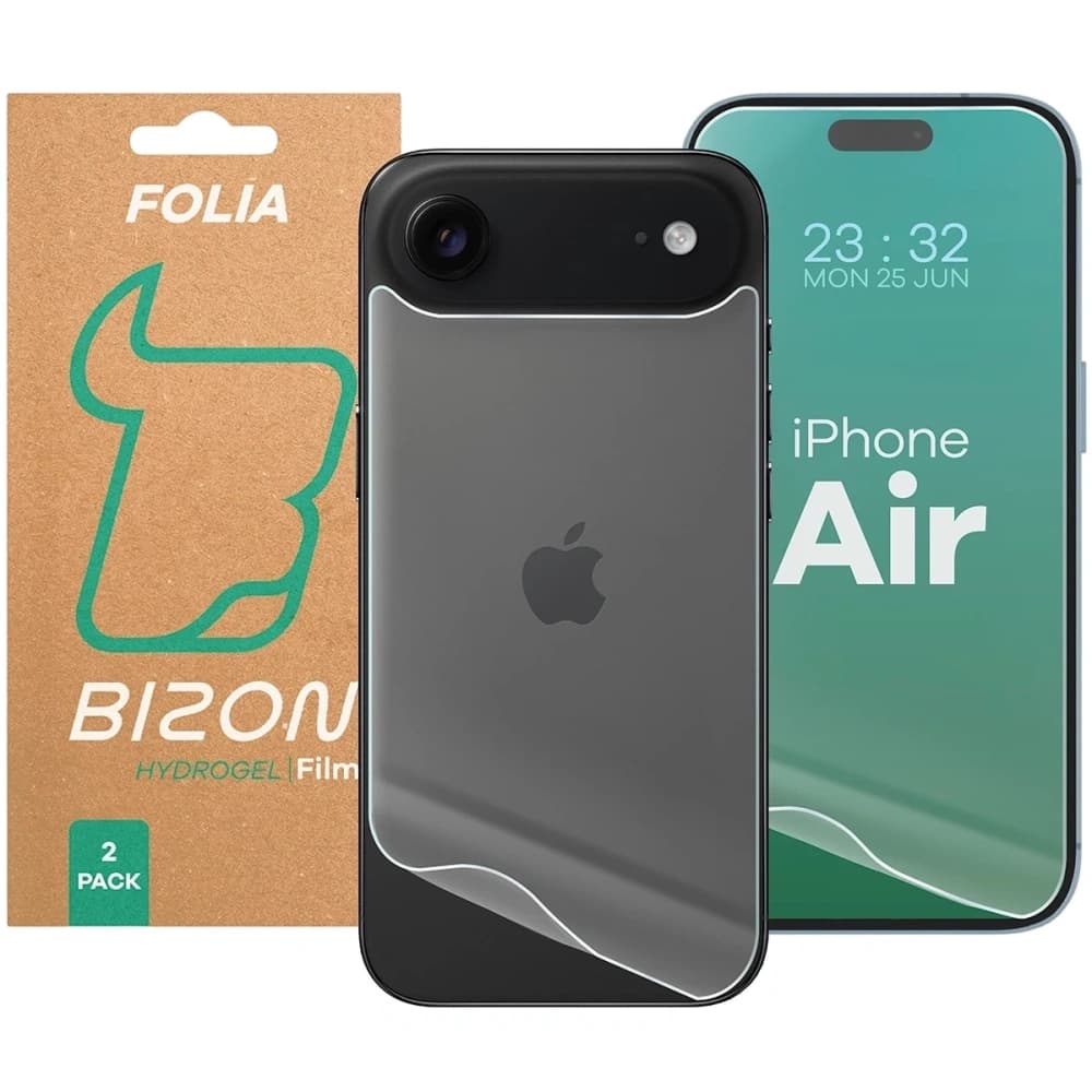 Bizon Glass Hydrogel Pack für Apple iPhone Air - 1