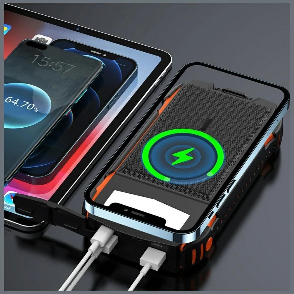 Powerbank solarny 4smarts TitanPack Rugged UltiMag 20000mAh black - 6