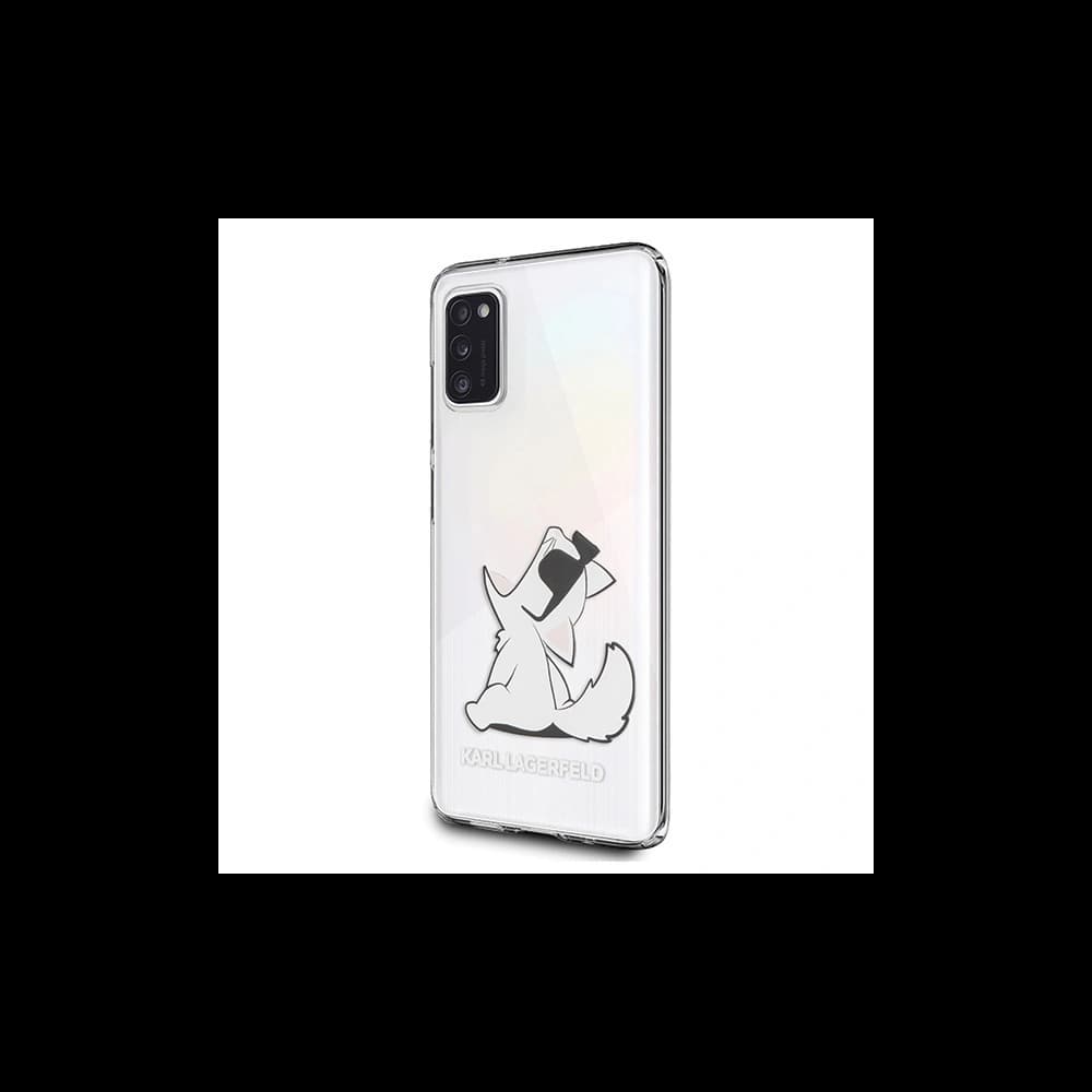 Karl Lagerfeld KLHCA41CFNRC Samsung Galaxy A41 hardcase transparent Choupette Fun - 1
