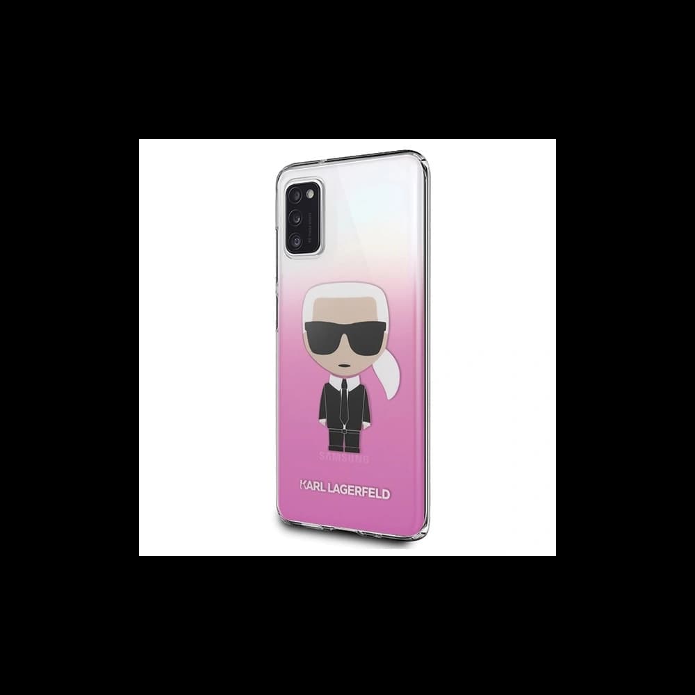 Karl Lagerfeld KLHCA41TRDFKPI Samsung Galaxy A41 pink Gradient Ikonik Karl - 1