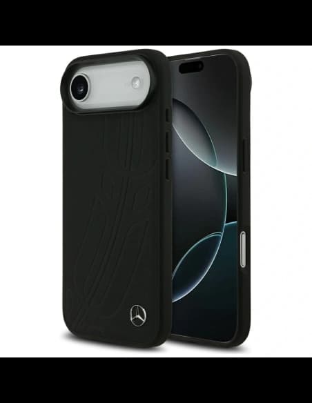 Kožený velký vavřínový list MagSafe pro Apple iPhone Air černý Mercedes