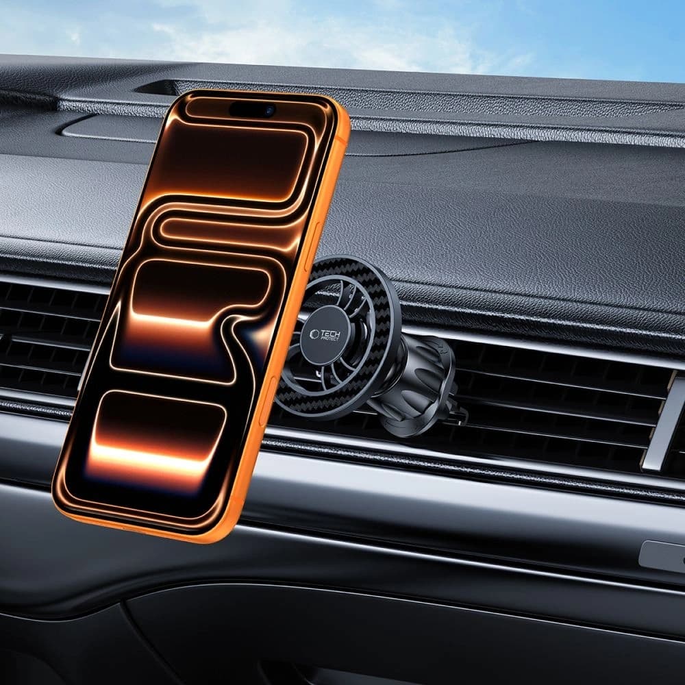Tech-Protect N56 Magnetický MagSafe Držák do Auta na Ventilaci Carbon Black - 8