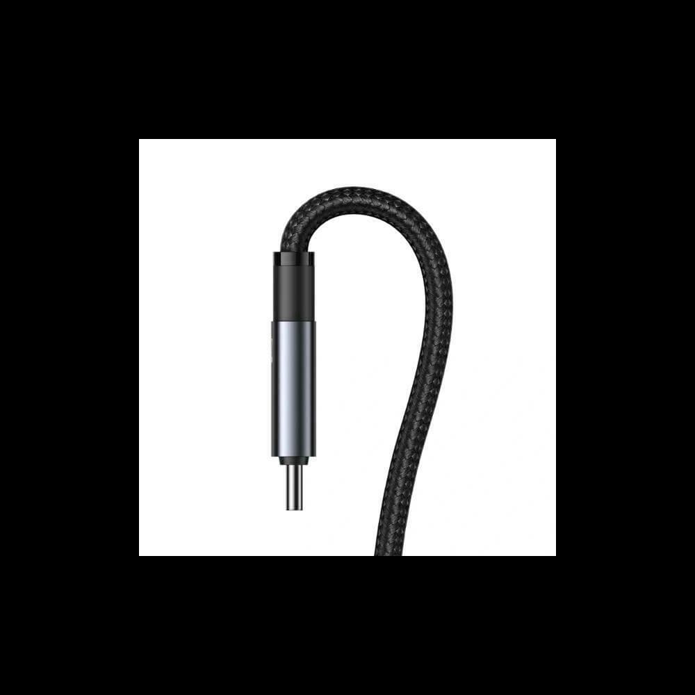 Cablu de date USAMS 6in1 cu display digital, aliaj de aluminiu, încărcare rapidă 240W, 1.2m - 7