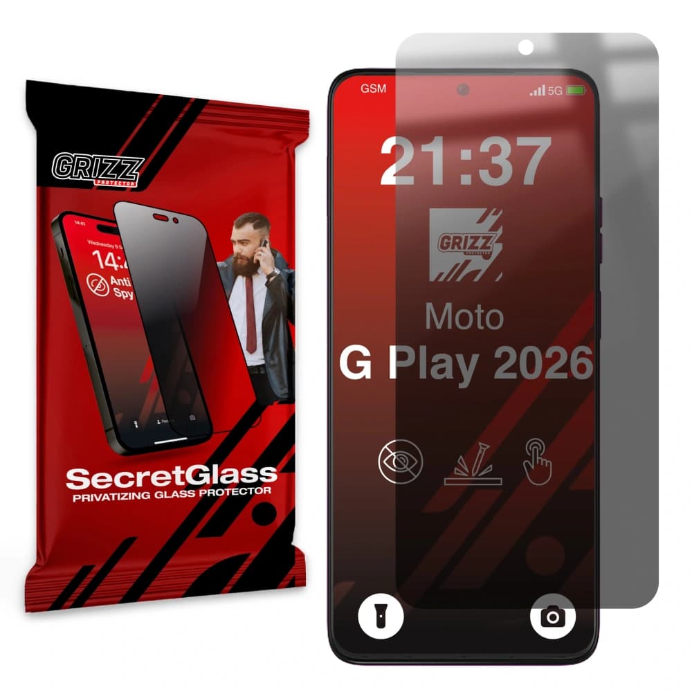 GrizzGlass Matte SecretGlass Motorola Moto G Play (2026) - 1