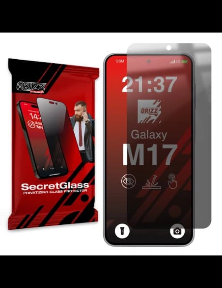GrizzGlass Matte SecretGlass Samsung Galaxy M17