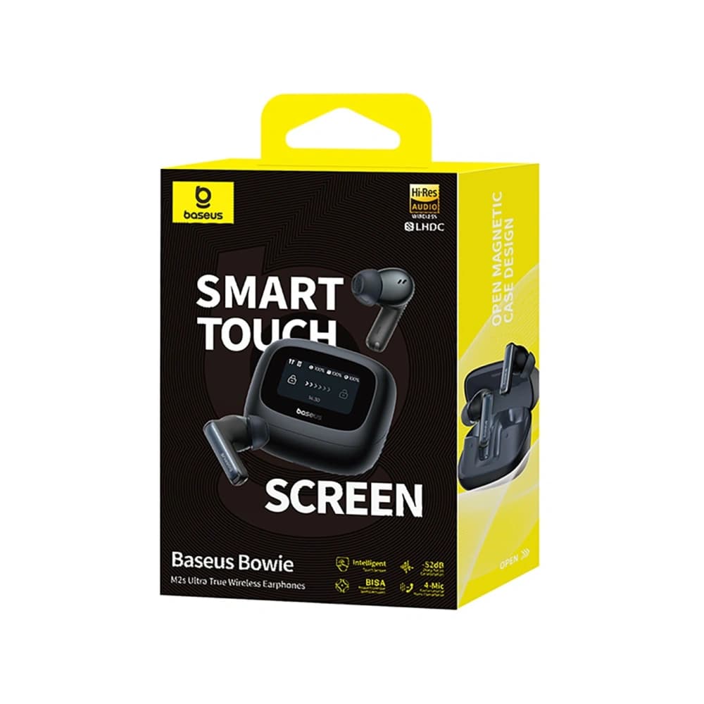 Baseus Bowie M2s Ultra TWS Drahtlose In-Ear Kopfhörer mit interaktivem Bildschirm Schwarz - 7