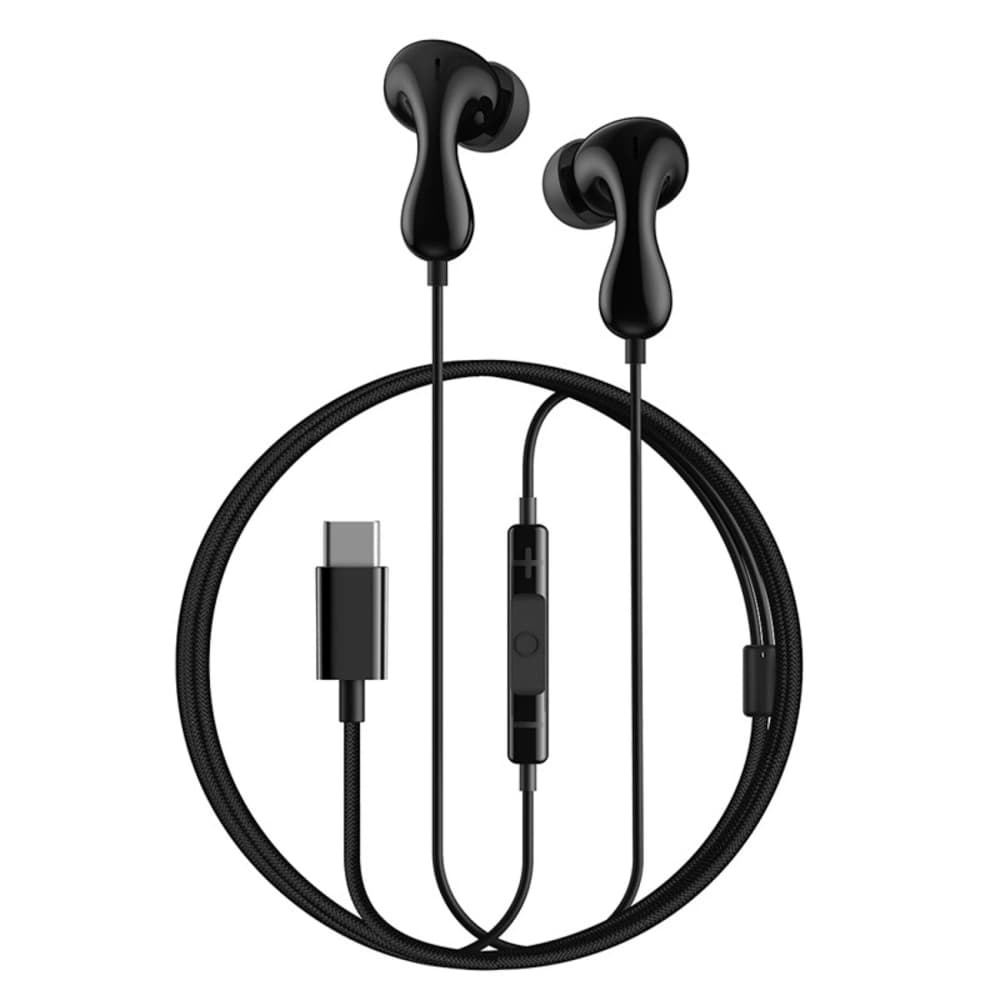 Căști In-Ear Baseus Encok CZ20 USB-C Negre - 1
