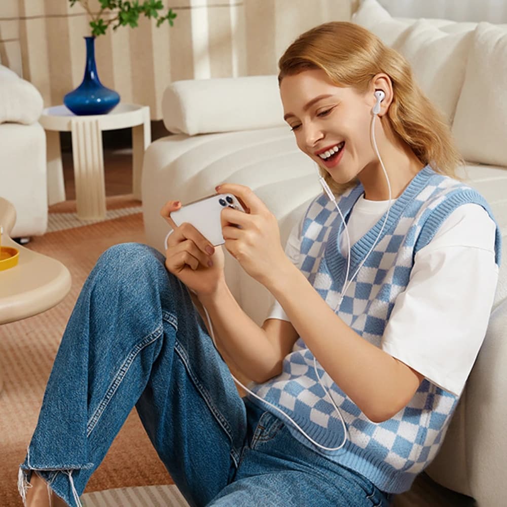 Căști In-Ear Baseus Encok CZ20 USB-C Alb - 12