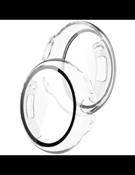 Etui ze szkłem do zegarka Bizon Case+Glass Watch do Google Pixel Watch 4 45mm przezroczyste