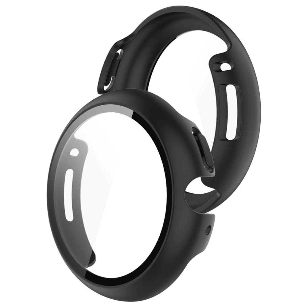 Etui ze szkłem do zegarka Bizon Case+Glass Watch do Google Pixel Watch 4 41mm matowe czarne - 1