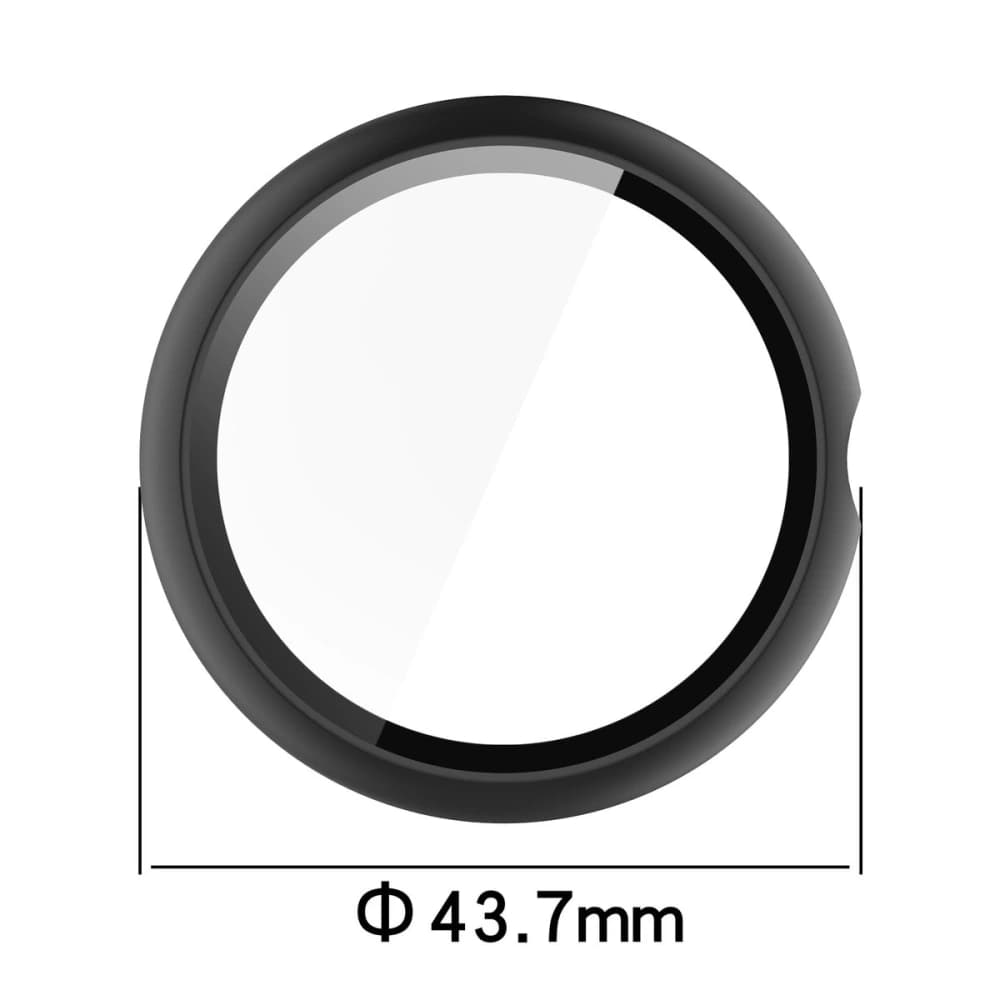 Etui ze szkłem do zegarka Bizon Case+Glass Watch do Google Pixel Watch 4 41mm matowe czarne - 2