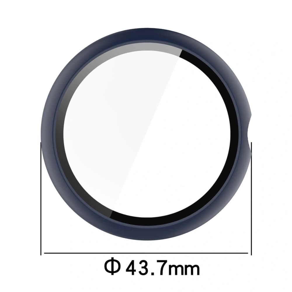 Bizon Case+Glass Watch Google Pixel Watch 4 41mm matowe navy blue - 2