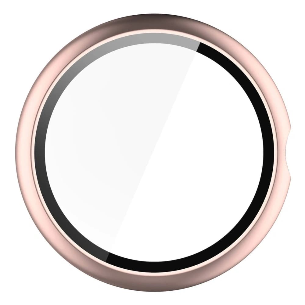 Etui ze szkłem do zegarka Bizon Case+Glass Watch do Google Pixel Watch 4 41mm różowozłote - 8