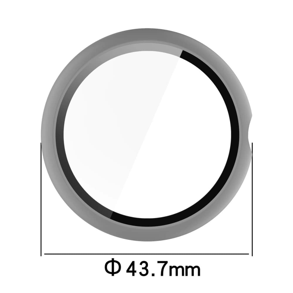 Bizon Case+Glass Hodinky Google Pixel Watch 4 41mm matná šedá - 2