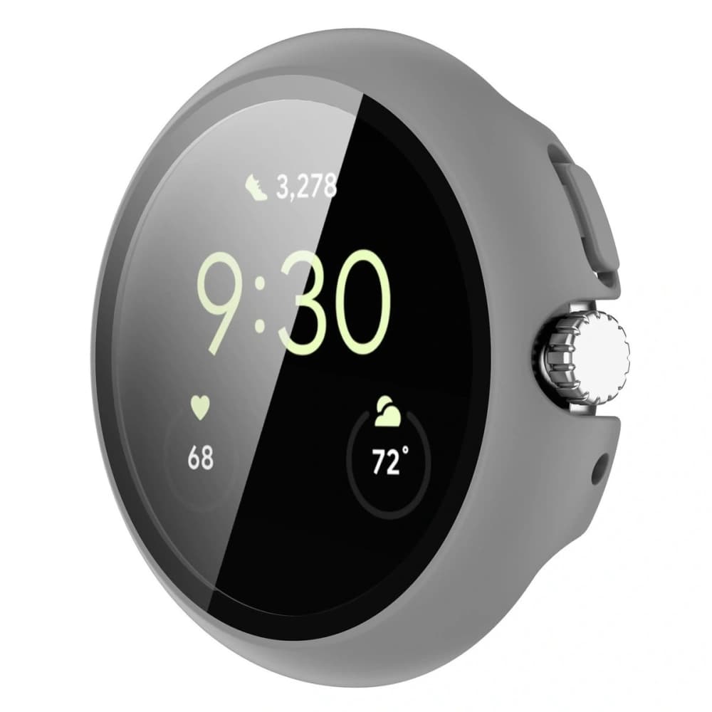 Bizon Case+Glass Hodinky Google Pixel Watch 4 41mm matná šedá - 5