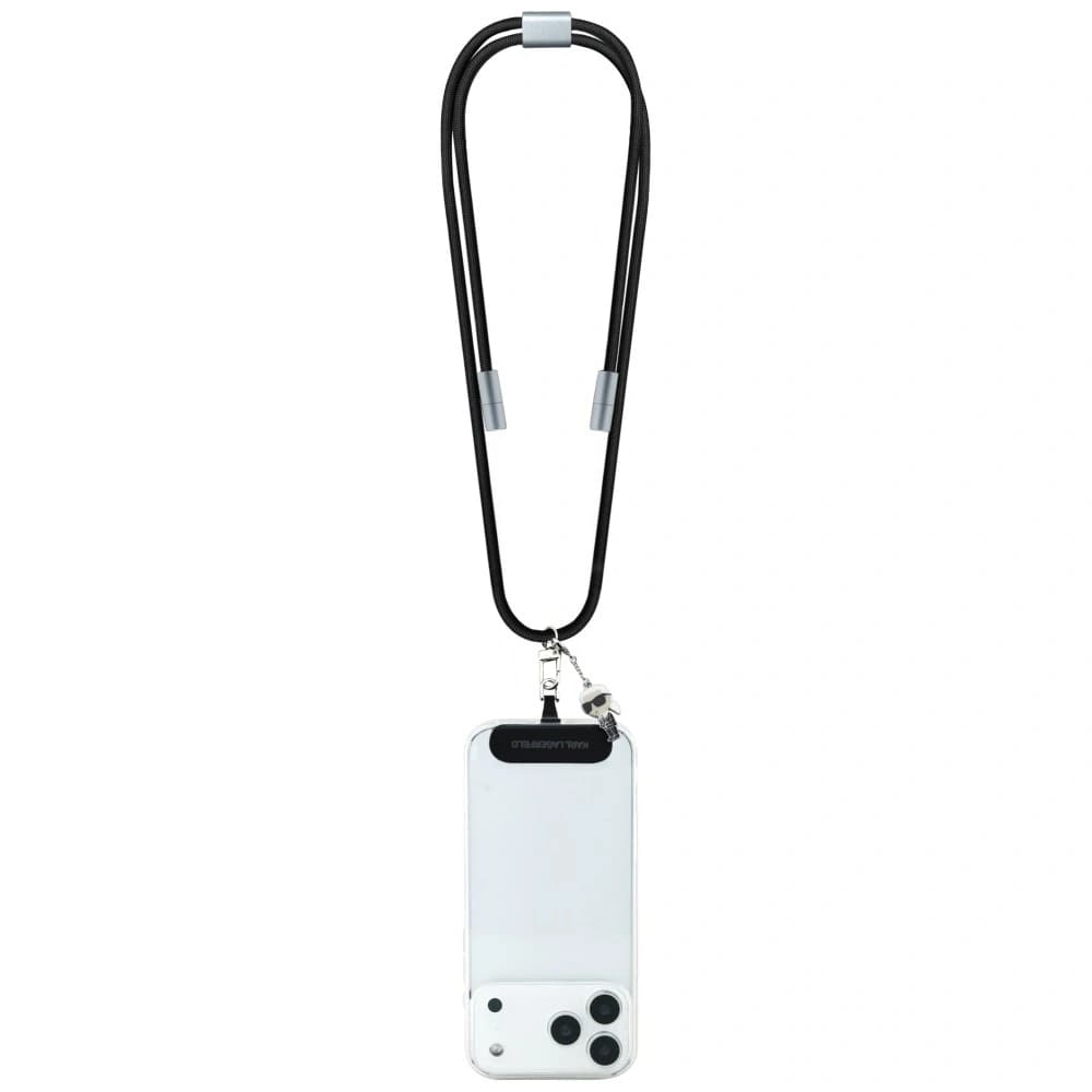 Karl Lagerfeld CBDY Ikonik Charm Universal Kabel Leash USB-C / USB-C schwarz - 2