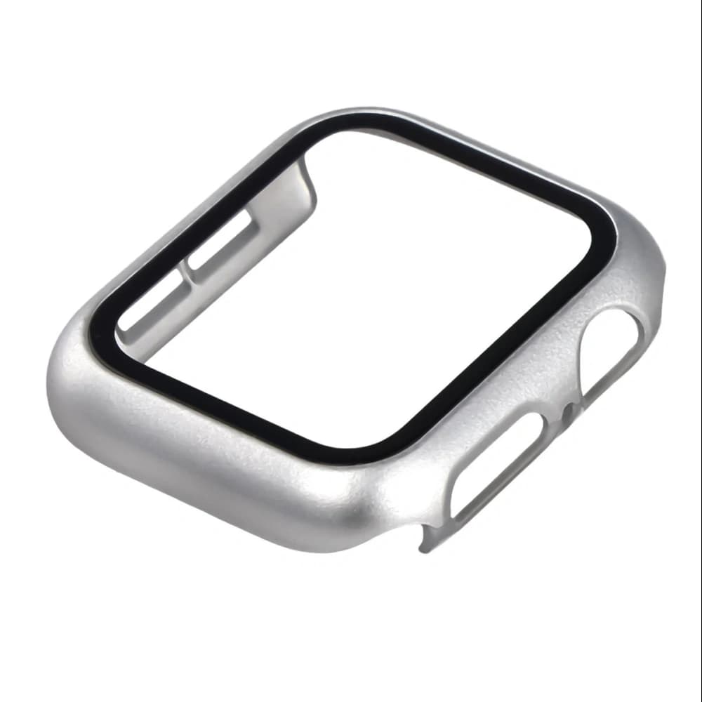 Bizon Case+Glass Ceas Apple Watch SE 3 / SE 2 / SE / 6 / 5 / 4 40mm argintiu mat - 6